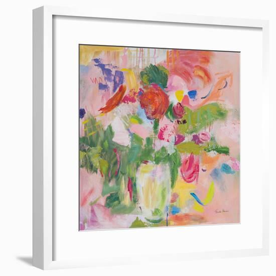 Pink Impressionism-Farida Zaman-Framed Art Print