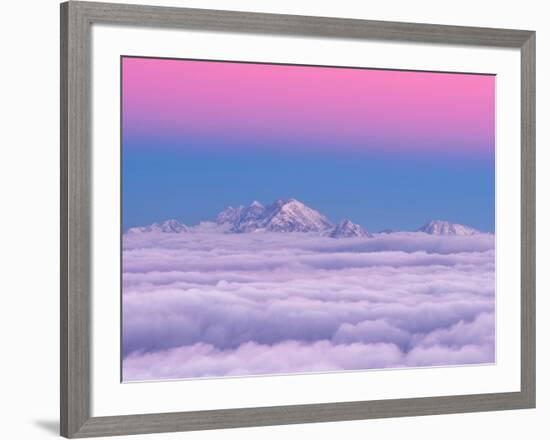 Pink in the Sky-Ales Krivec-Framed Photographic Print