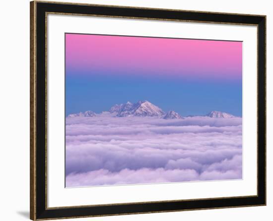 Pink in the Sky-Ales Krivec-Framed Photographic Print