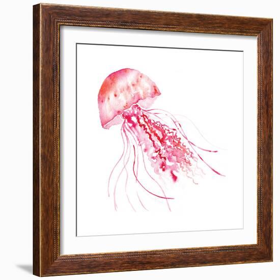 Pink Jellyfish-Sara Berrenson-Framed Art Print