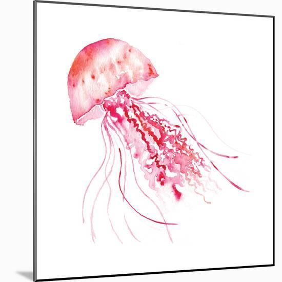 Pink Jellyfish-Sara Berrenson-Mounted Art Print