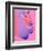 Pink Kiss-Abstract Graffiti-Framed Giclee Print