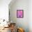 Pink Kiss-Abstract Graffiti-Framed Premier Image Canvas displayed on a wall