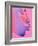 Pink Kiss-Abstract Graffiti-Framed Giclee Print