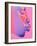 Pink Kiss-Abstract Graffiti-Framed Giclee Print