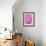 Pink Kiss-Abstract Graffiti-Framed Premium Giclee Print displayed on a wall