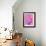 Pink Kiss-Abstract Graffiti-Framed Premium Giclee Print displayed on a wall