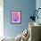 Pink Kiss-Abstract Graffiti-Framed Premium Giclee Print displayed on a wall