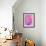 Pink Kiss-Abstract Graffiti-Framed Premium Giclee Print displayed on a wall