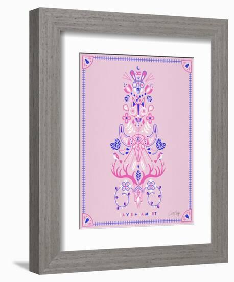 Pink La Mort-Cat Coquillette-Framed Premium Giclee Print