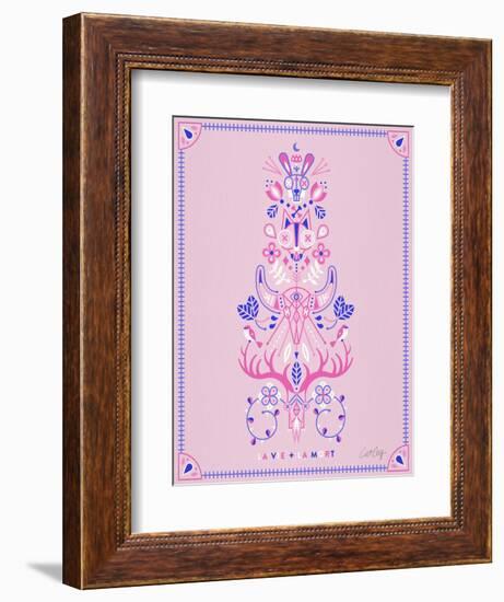 Pink La Mort-Cat Coquillette-Framed Premium Giclee Print