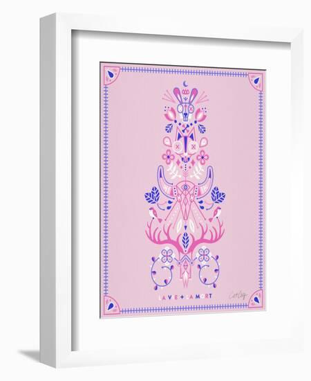 Pink La Mort-Cat Coquillette-Framed Premium Giclee Print