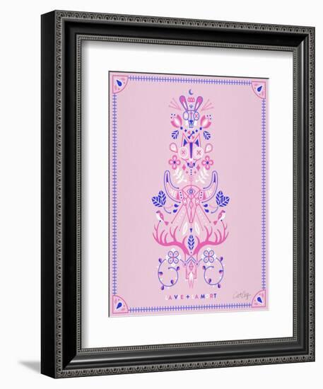 Pink La Mort-Cat Coquillette-Framed Premium Giclee Print