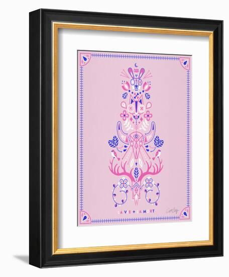 Pink La Mort-Cat Coquillette-Framed Premium Giclee Print