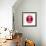 Pink Lips-Mercedes Lopez Charro-Framed Art Print displayed on a wall