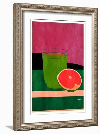 Pink, Little Grapefruit-Bo Anderson-Framed Giclee Print