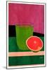 Pink, Little Grapefruit-Bo Anderson-Mounted Giclee Print