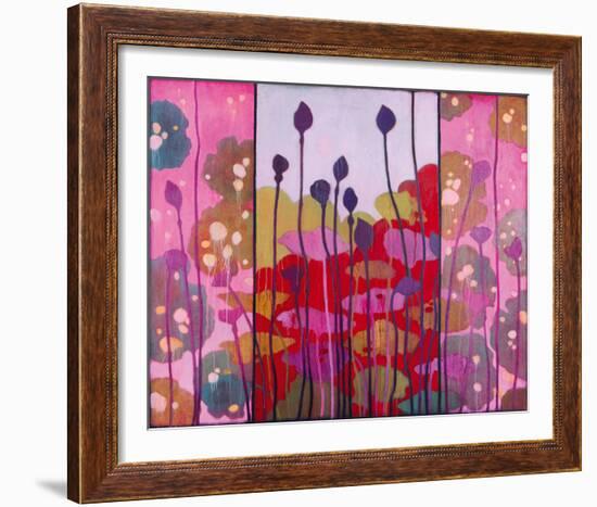 Pink Lotus-Sally Bennett Baxley-Framed Giclee Print