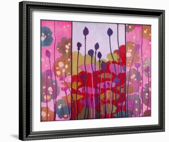 Pink Lotus-Sally Bennett Baxley-Framed Giclee Print