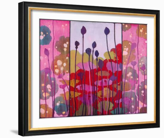 Pink Lotus-Sally Bennett Baxley-Framed Giclee Print