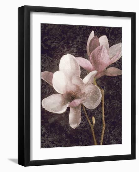 Pink Magnolias I-John Seba-Framed Art Print