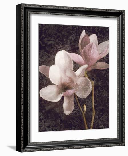 Pink Magnolias I-John Seba-Framed Art Print