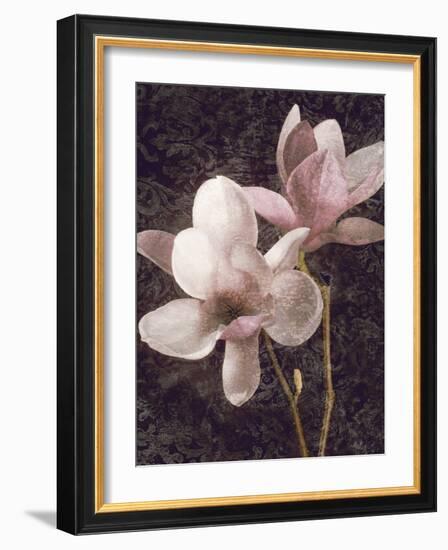 Pink Magnolias I-John Seba-Framed Art Print