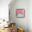 Pink Marble-Linda Woods-Framed Art Print displayed on a wall