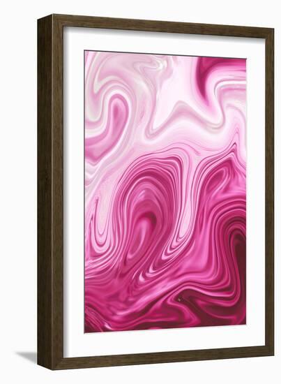 Pink Marble-Martina Pavlova-Framed Art Print