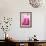 Pink Marble-Martina Pavlova-Framed Premium Giclee Print displayed on a wall