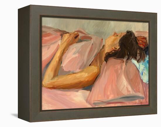 Pink Margaret, 2002-Daniel Clarke-Framed Premier Image Canvas