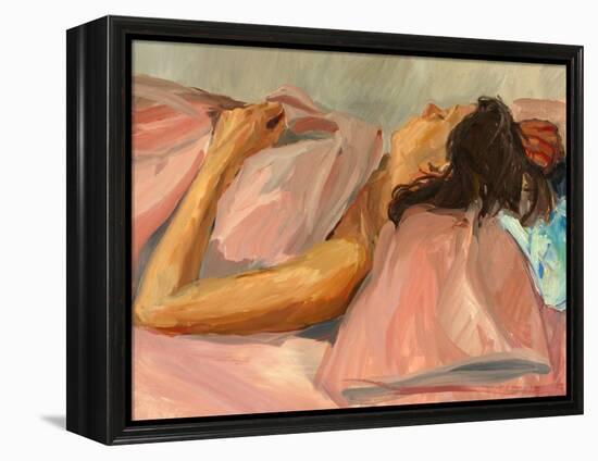 Pink Margaret, 2002-Daniel Clarke-Framed Premier Image Canvas