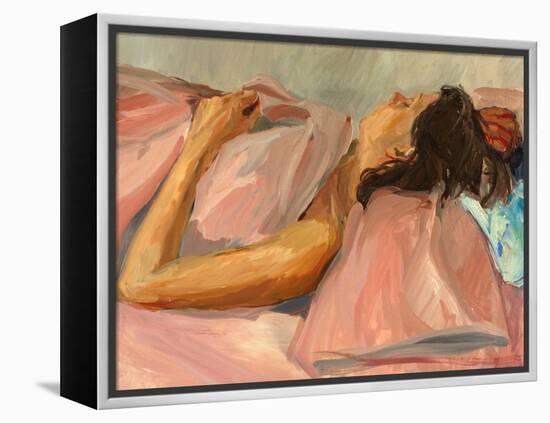 Pink Margaret, 2002-Daniel Clarke-Framed Premier Image Canvas