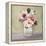 Pink Mason Jar Floral-House Fenway-Framed Stretched Canvas