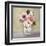 Pink Mason Jar Floral-House Fenway-Framed Art Print