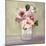 Pink Mason Jar Floral-House Fenway-Mounted Art Print
