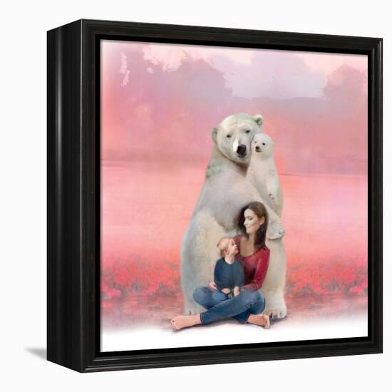 Pink Meadow-Nancy Tillman-Framed Stretched Canvas