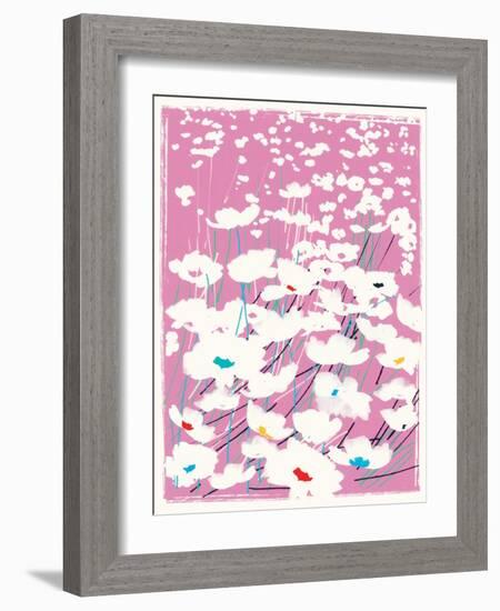 Pink Meadow-Jenny Frean-Framed Giclee Print