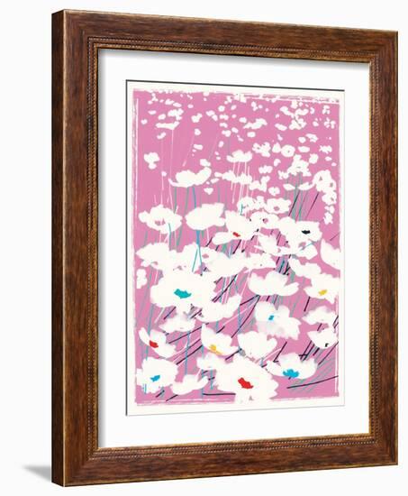 Pink Meadow-Jenny Frean-Framed Giclee Print