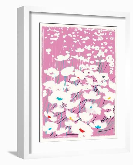 Pink Meadow-Jenny Frean-Framed Giclee Print