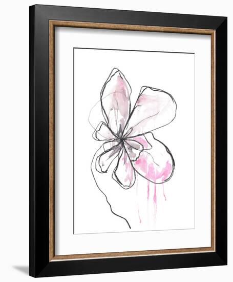 Pink Modern Botanical-Jan Weiss-Framed Art Print