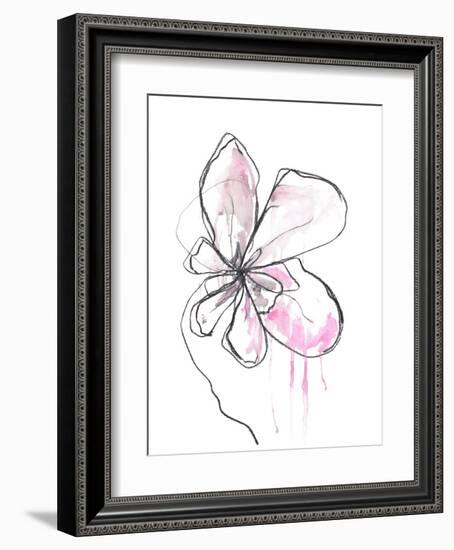 Pink Modern Botanical-Jan Weiss-Framed Art Print