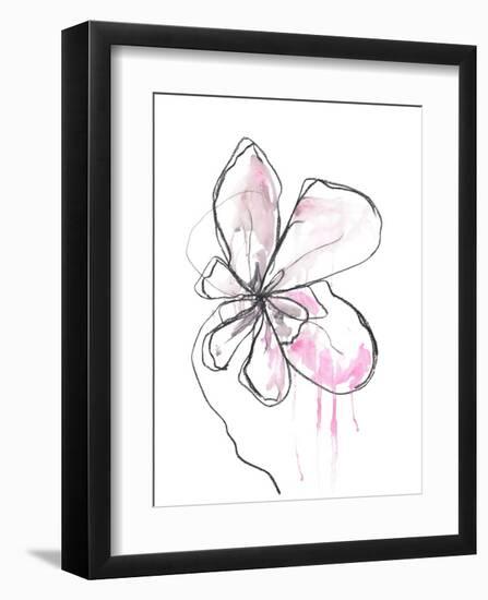 Pink Modern Botanical-Jan Weiss-Framed Art Print