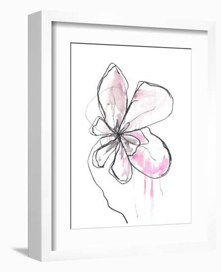 Pink Modern Botanical-Jan Weiss-Framed Art Print