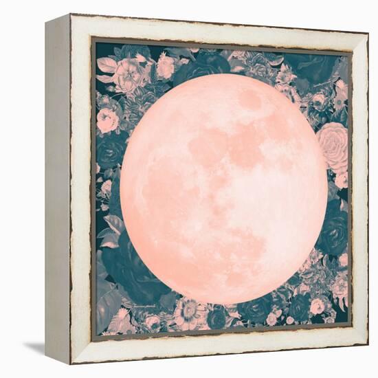 Pink Moon-null-Framed Stretched Canvas