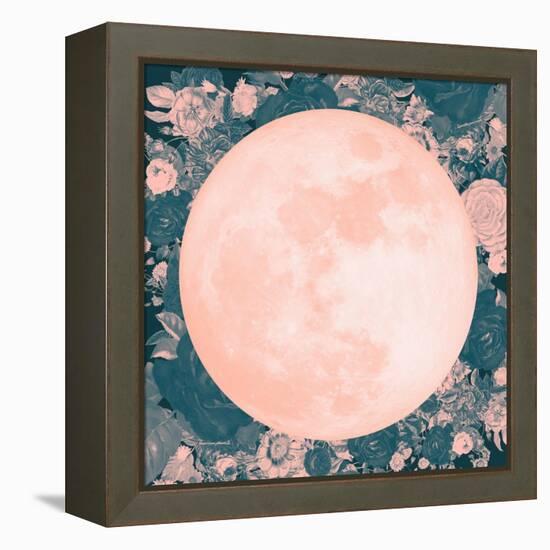 Pink Moon-null-Framed Stretched Canvas