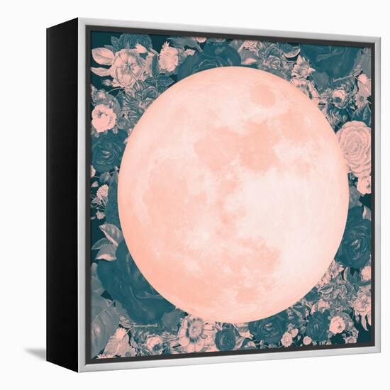 Pink Moon-null-Framed Stretched Canvas