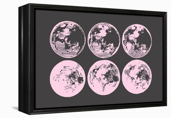 Pink Moons-null-Framed Stretched Canvas