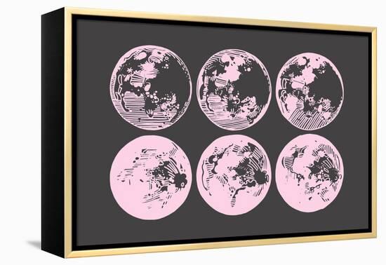 Pink Moons-null-Framed Stretched Canvas