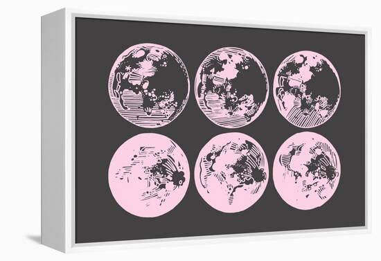 Pink Moons-null-Framed Stretched Canvas